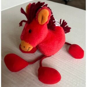 Gund Plush Horse Candy Apple-Red Rope Legs stuffed animal
